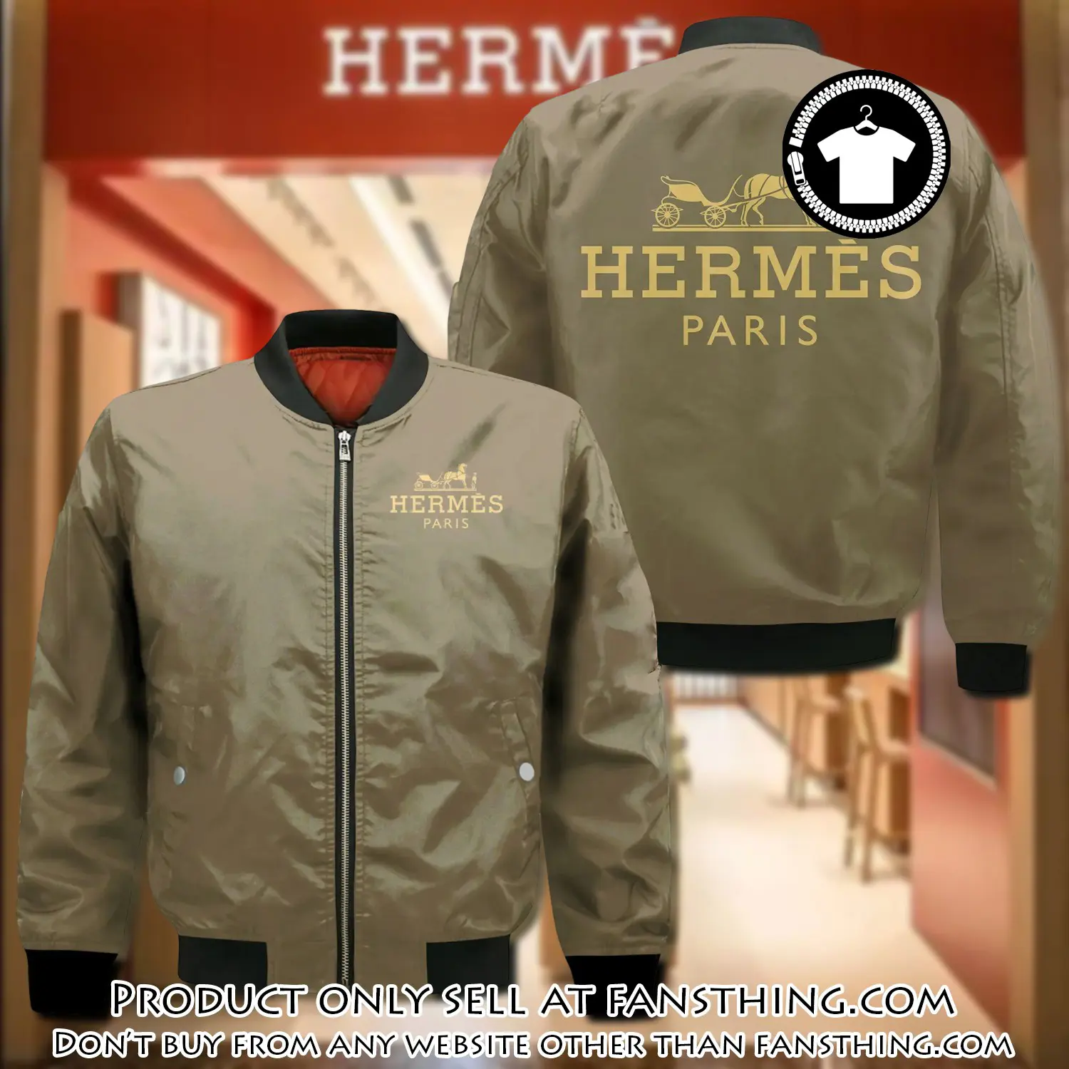 Hermes bomber jacket luxury brand clothing clothes outfit for men women 01 fst5010802